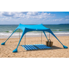 Beach Master Large Portable Canopy - Beach Tent Shade Shelter (210cm x 210cm)