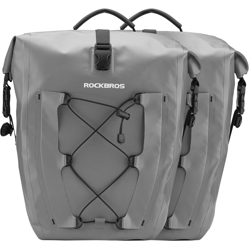 Photos - Bike Bag Rockbros Bike Pannier Bag 100 Waterproof, 25L-32L Rear Rack  
