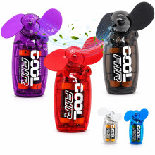 Fabulouz Mini Portable Handheld Fans, Pack of 3, Battery Operated Hand Held Fans, Pocket Size, 6 AA Batteries Included, For Travel And Everyday Use