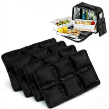 Cold Packs for Kids Lunch Bags & Coolers, Slim Soft Gel Ice Pack 4 Pcs for Food,Cooler for Picnic, School, Sports & Camping