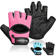 WESTWOOD FOX Gym Gloves for Men & Women–Ventilated Weight lifting,Fitness,Cycling & Training Gloves with Thick Padding,Full Palm Protection,Non-Slip