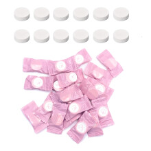 Gunwon 20 Pcs Disposable Compressed Towel Mini Coin Style, Disposable Portable Mini Coin Cotton Face Towel,Soft Facial Compressed Washcloth Hand Wipes