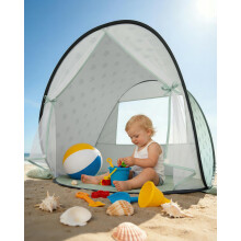 Pop Up Beach Tent with Mosquito Net - Baby Sun Shelter Canopy (Green)