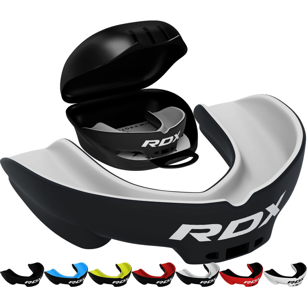 Photos - Martial Arts Protective Gear RDX Gum Shield for Boxing MMA Kickboxing Muay Thai Judo Karate - Kids Mouth Guard Mouthpiece Jaw Protector with Case - Marti 