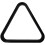 Plastic triangle for snooker / pool - for 15 x 2in balls 1
