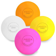 FORZA World Match Lacrosse Ball – Lacrosse Balls in Variety of Colours & Pack Sizes | Massage Ball for Training & Recovery (Orange, Pack of 1)