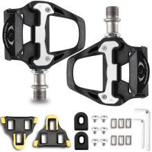 Road Bike Pedals, Clipless SPD SL System Pedals Cleats Set for Shimano