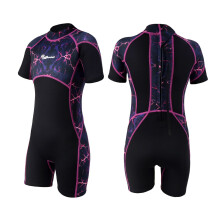Summshall Kids Wetsuit 2.5mm Shorty One Piece Diving Suits UV Protection Back Zip Swimsuits for Boys Girls Toddlers Keep Warm for Diving,Swimming,Surf