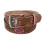 CTM Women's Floral Embossed Western Belt 1