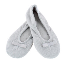Isotoner Women's Sculpted Microterry Ballerina Slippers