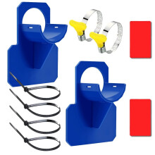 Schwimmbad-Rohrhalterhalterung unterstützt Rohre, Schlauchauslass Blue