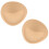 Removable breathable bra inserts pads Beige 3 cm 1