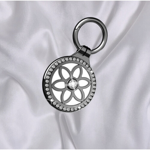 Capa de Metal Premium para AirTag: Proteção Total e Design Anti-Perda Black 2