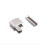 Silver Zipper Top & Bottom Stops (10 Sets) - Size 5 1