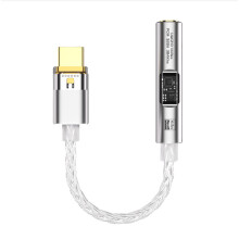BA23 USB-C auf 3,5-mm-Audio-Klinkenadapter mit integriertem DAC Silver