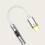 BA23 USB-C auf 3,5-mm-Audio-Klinkenadapter mit integriertem DAC Silver 3