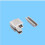 Silver Zipper Top & Bottom Stops (10 Sets) - Size 5 2