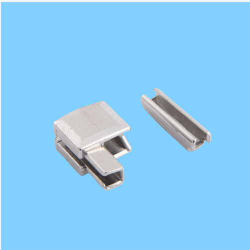 Silver Zipper Top & Bottom Stops (10 Sets) - Size 5 1
