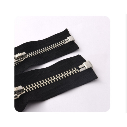 Silver Zipper Top & Bottom Stops (10 Sets) - Size 5 2