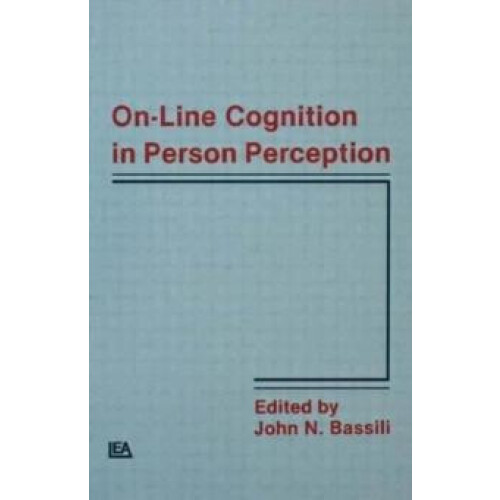 Online Cognition in Person Perception Hardcover Book
