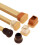 Transparente Stuhlbeinschoner - 8er-Pack LightBrown S Quadrat 4