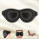 3D Sleep eye mask Black 2