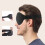 3D Sleep eye mask Black 3