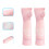 Volleyball Arm Sleeves Pair - Protective Sponge Cushioning for Enhanced Performance Pink 2