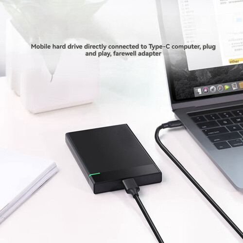 2X USB Type-C Till Micro-B Convert Kabel Datasladd för Extern Hårddisk SSD-Hårddisk Kamera Förläng Kabel
