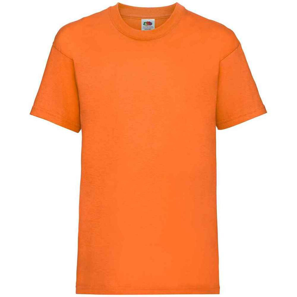 Fruit Of The Loom (9-11 Years, Orange) Childrens/Kids Valueweight T-Shirt