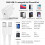 Chargeur rapide - ZSONIX - 20W - USB‑C vers Lightning - Compatible iPhone 12/11/X/SE - Blanc 2