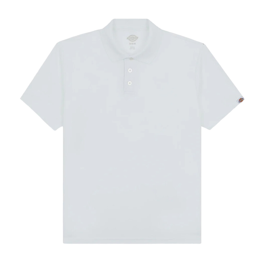 Dickies (S, White) Mens Everyday Polo Shirt