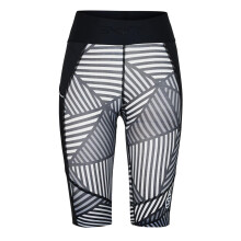 (10 UK, White/Black) Skins Womens/Ladies Series-1 Compression Shorts