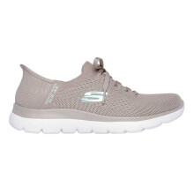 (5.5 UK, Taupe) Skechers Mens Summits - Diamond Dream Slip-In Casual Shoes