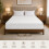 (Double, White) 40cm Extra Deep Fitted Sheet with FREE 40cm Quilted Mattress Protector Soft Microfiber Deep Pocket Bed Sheets 5