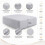 (Double, Silver) 40cm Extra Deep Fitted Sheet with FREE 40cm Quilted Mattress Protector Soft Microfiber Deep Pocket Bed Sheets 4