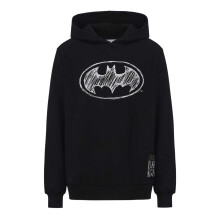 (M, Black) Batman Mens Dark Knight Hoodie
