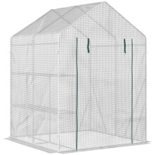 Portable Walk-In Greenhouse 143x143x195cm
