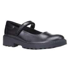 (1 UK, Black) Geox Girls J Casey G. P Touch Fastening Shoe