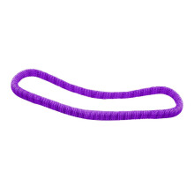 (Purple) Comfortable Weighted Waist Hoop for Indoor Outdoor Fitness Exercise Workout