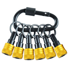 (gold) 1/4-Zoll-Sechskant-Schraubendreher-Bit-Halter-Set mit Steckschlüssel-Organizer-Koffer für Mechaniker und Heimwerker, Blau