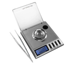 (Laboratory Balance) Bilancia digitale compatta Gemini Silver in milligrammi, 20 g x 0,001 g, portatile e precisa.