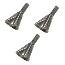 (Silver) 3Pc Triangular Handle Polishing & Chamfering Tool Kit 18mm for Burr Screws