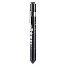 (black) Lampe torche LED compacte de type stylo avec indicateur pupillaire pour examen médical de premiers secours