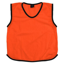 (2-3 Years, Fluorescent Orange) Precision Childrens/Kids Number Mesh Training Bib (Pack of 15)