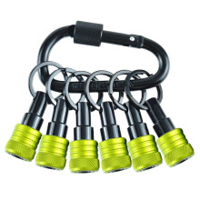 (Green) Zestaw uchwytów na bity do wkrętaków z chwytem sześciokątnym 1/4" w etui organizera dla mechaników i majsterkowiczów, niebieski