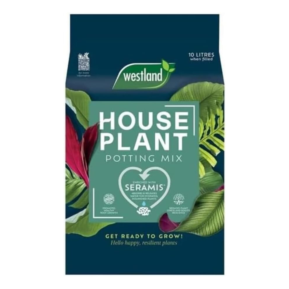 Westland Houseplant Potting Mix 10L Quad Specialist Indoor Compost