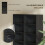 640 CD Storage Tower - Black 5