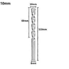 (1pc 10mm) XCAN 3-10 mm Mauerwerksbohrer-Set mit Aluminiumspitze für Ziegel, Beton, Marmor, Fliesen und Stein