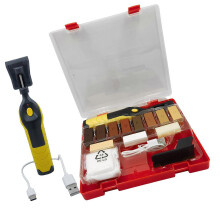 (wooden floor) Multi-Finish Repair Kit Hot Melt Pen Wax Sticks for Wood Tile Plastic Floor Multicolor